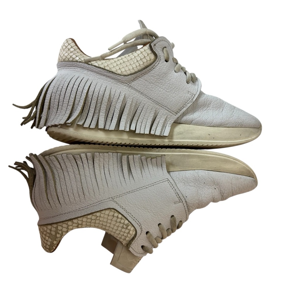 Esseutesse Fringe Sneakers white women’s size US 6 EU 36 - Picture 10 of 11